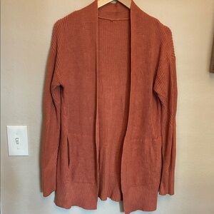 Lululemon Open-Front Knit Sweater
